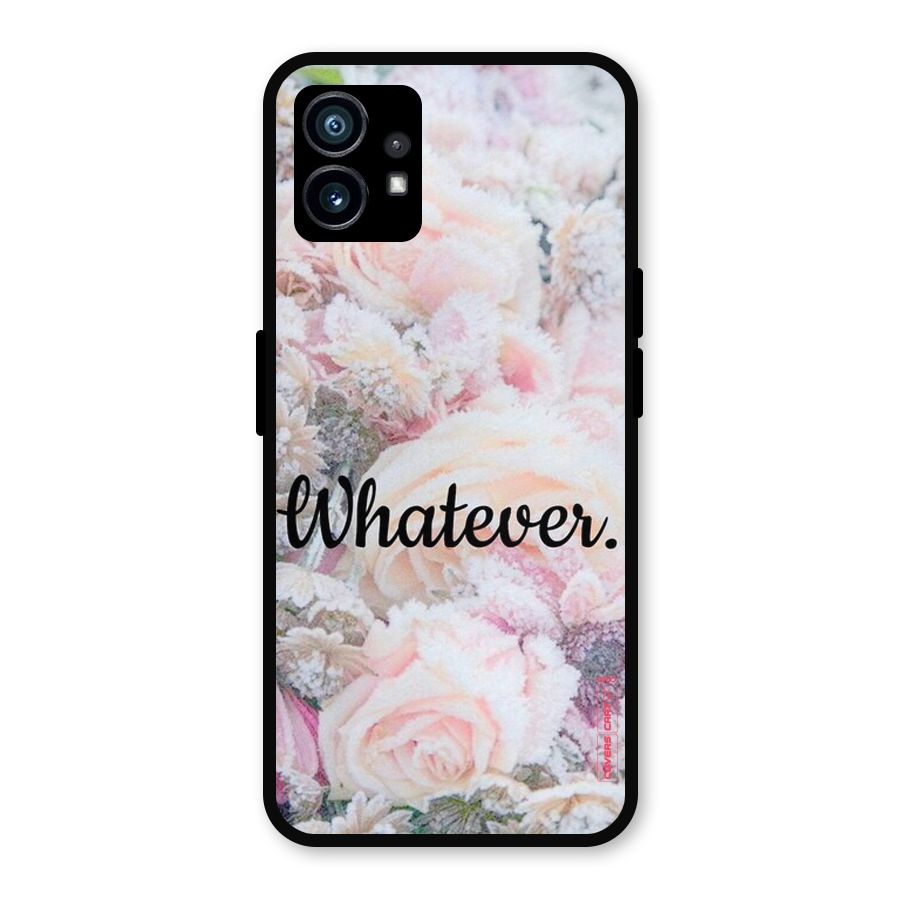 Whatever Metal Back Case for Nothing Phone 1