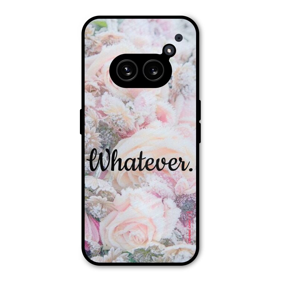 Whatever Metal Back Case for Nothing Phone 2a Plus
