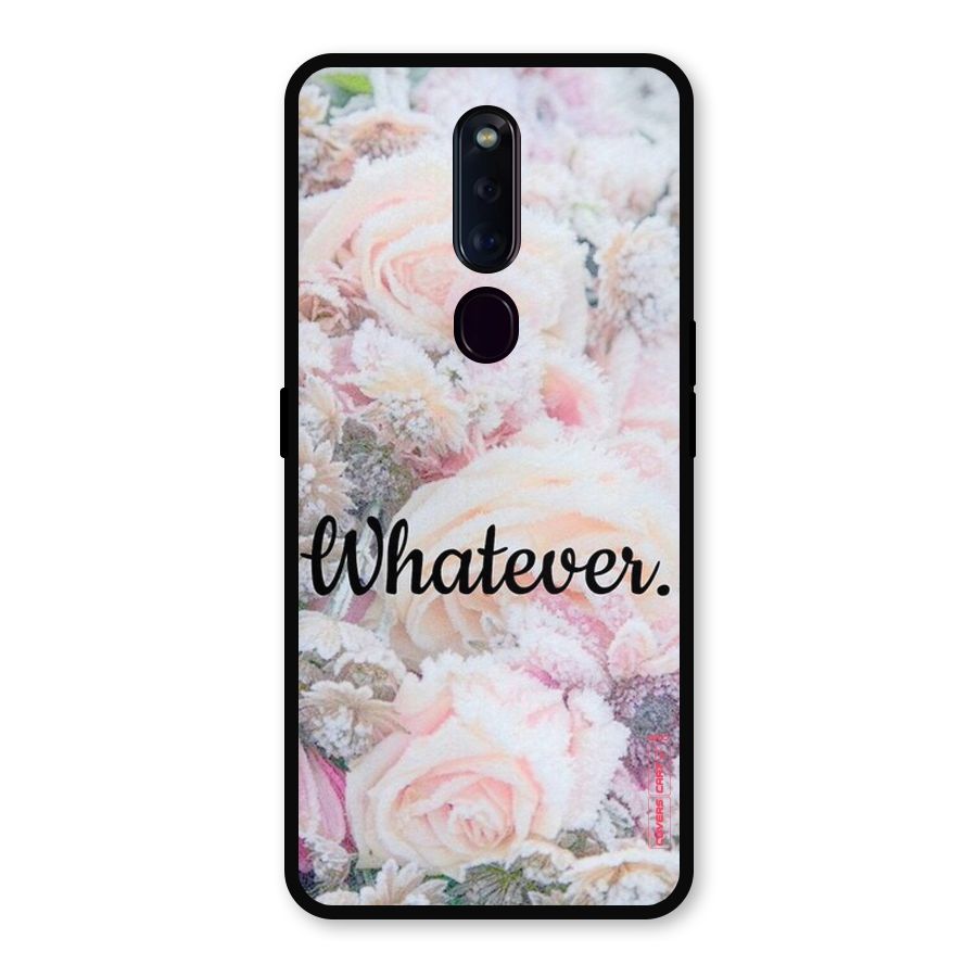 Whatever Metal Back Case for Oppo F11 Pro