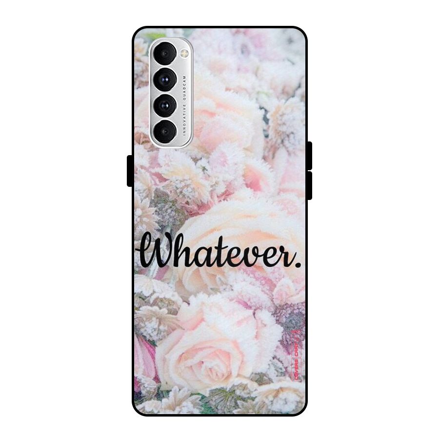 Whatever Metal Back Case for Oppo Reno4 Pro