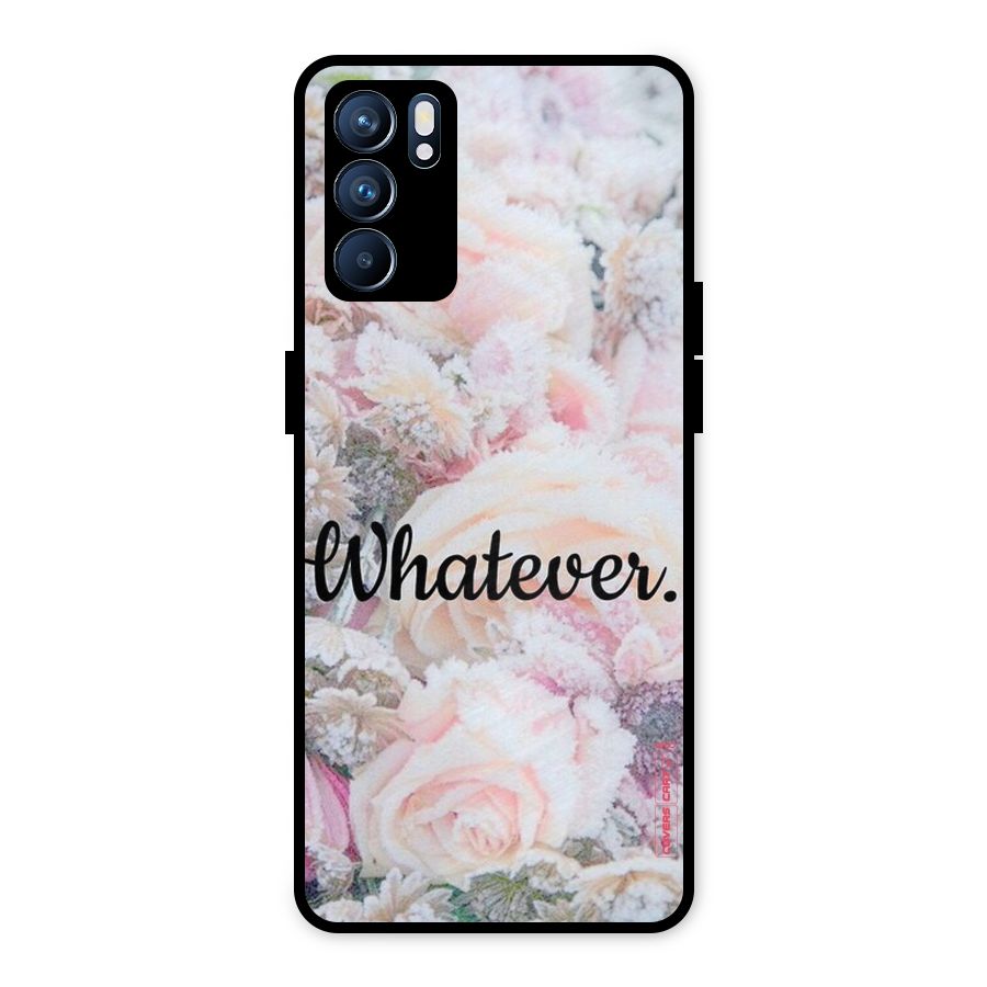 Whatever Metal Back Case for Oppo Reno6 5G