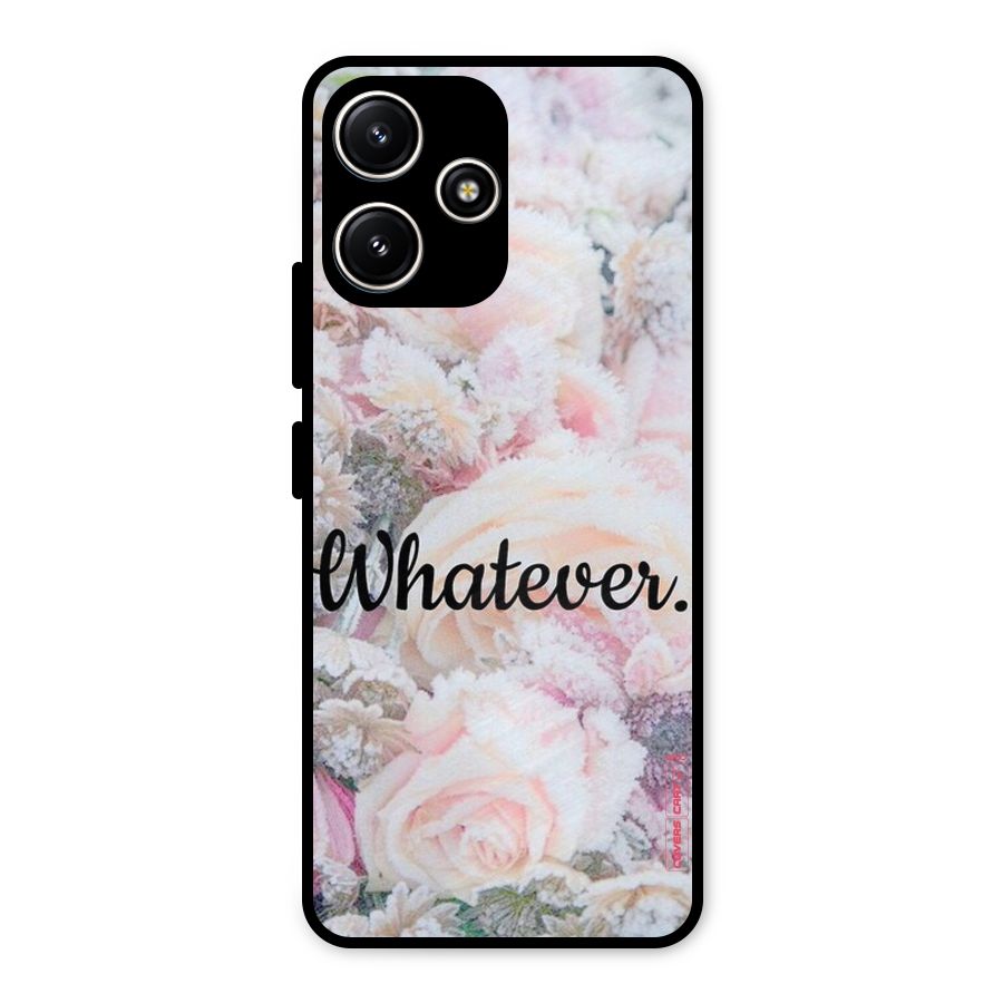 Whatever Metal Back Case for Poco M6 Pro