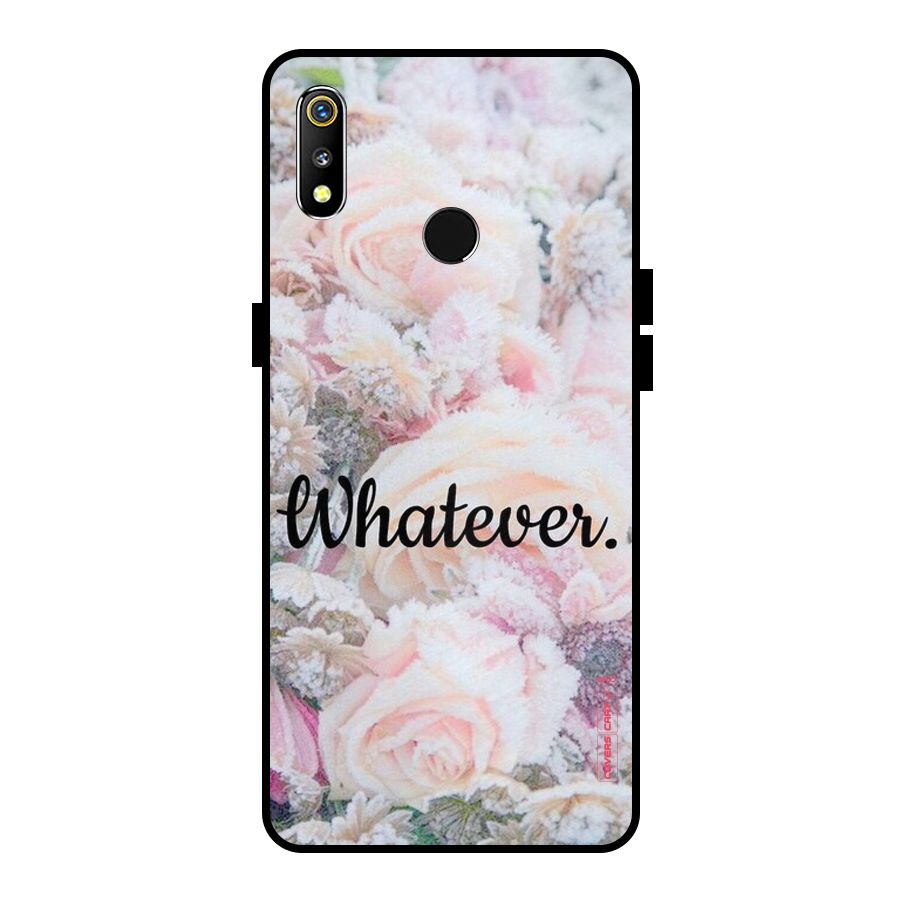 Whatever Metal Back Case for Realme 3i