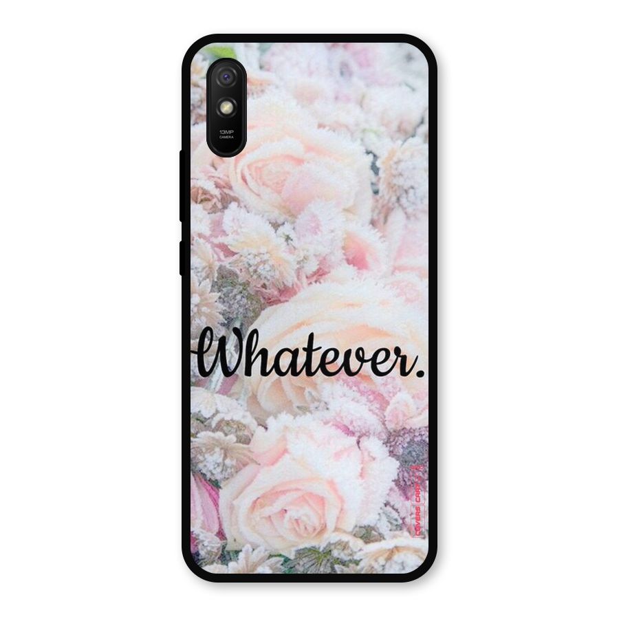 Whatever Metal Back Case for Redmi 9i