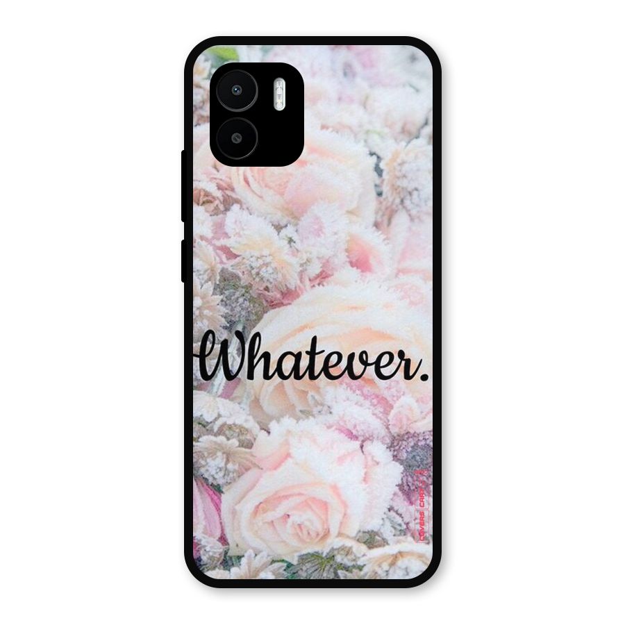 Whatever Metal Back Case for Redmi A2