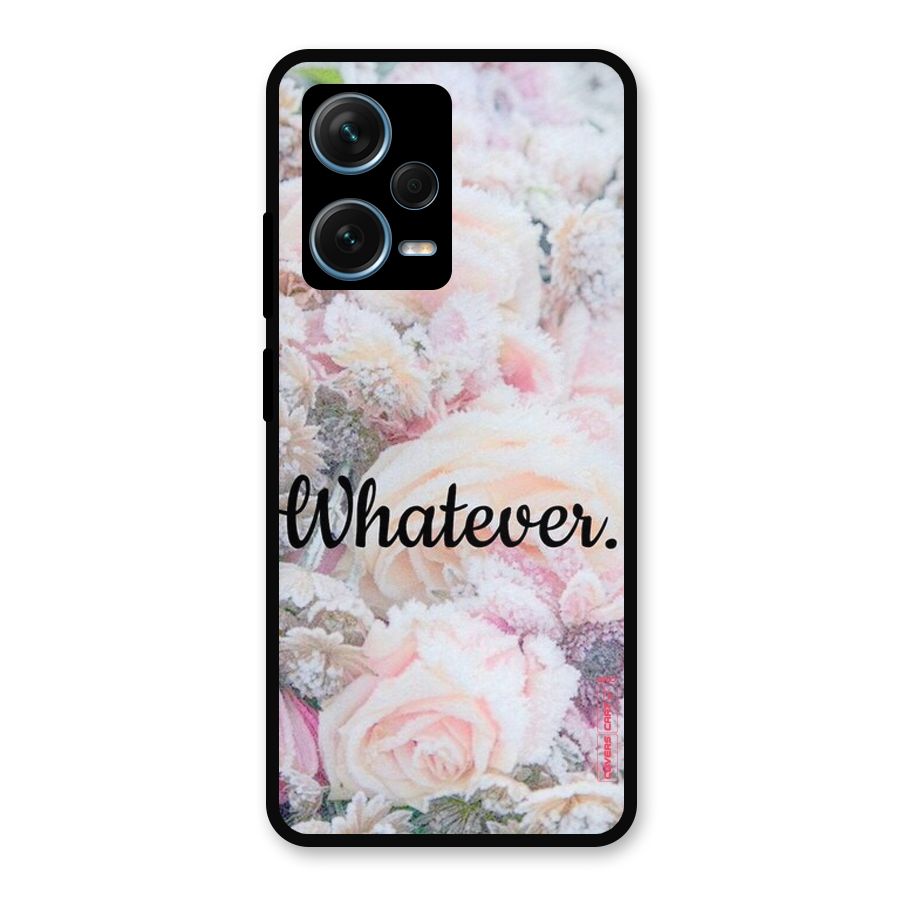 Whatever Metal Back Case for Redmi Note 12 Pro Plus 5G