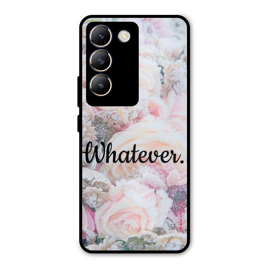 Whatever Metal Back Case for Vivo T3 5G