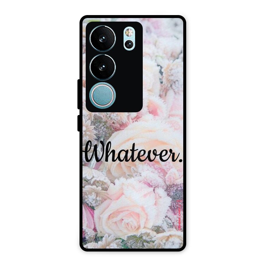 Whatever Metal Back Case for Vivo V29 Pro