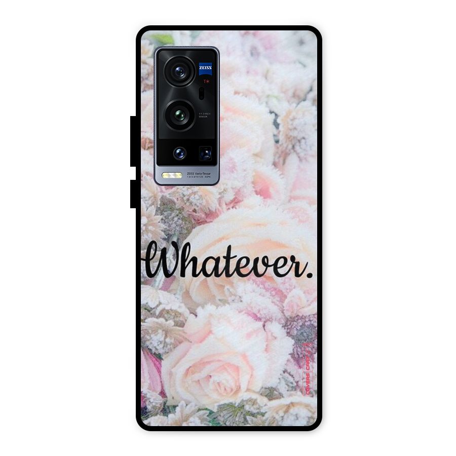 Whatever Metal Back Case for Vivo X60 Pro Plus