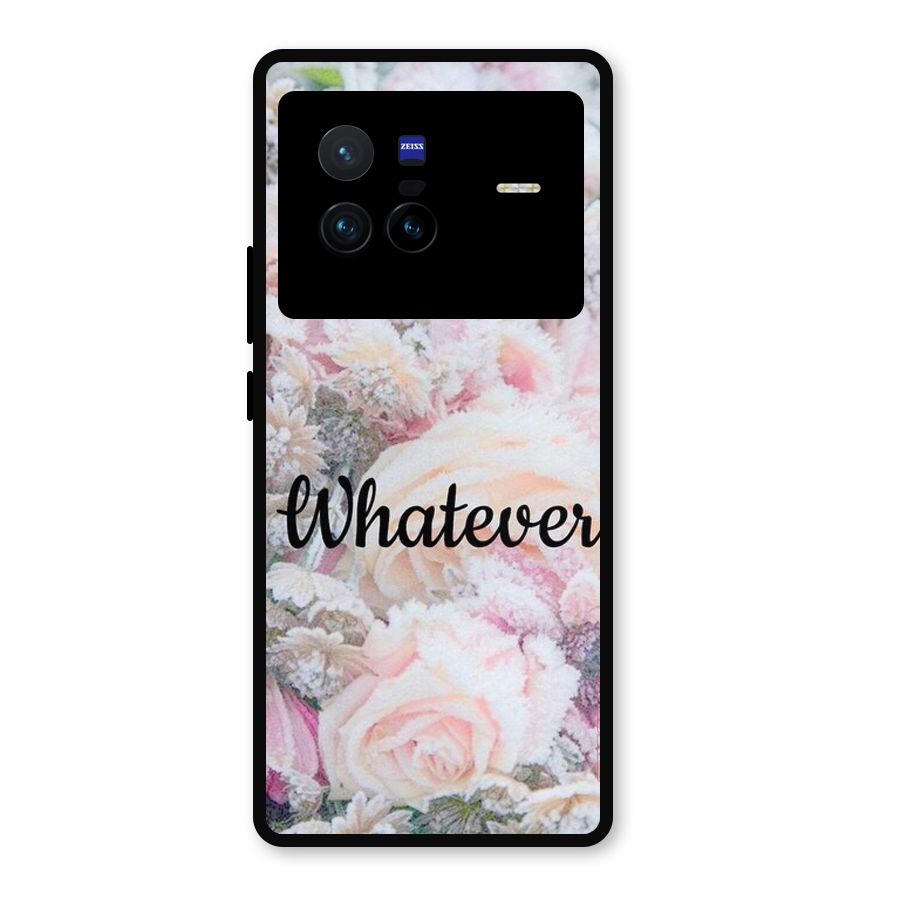 Whatever Metal Back Case for Vivo X80