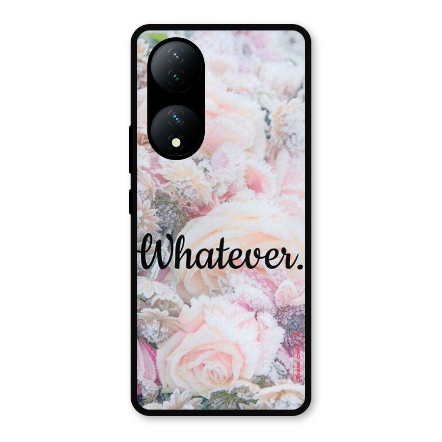 Whatever Metal Back Case for Vivo Y100a