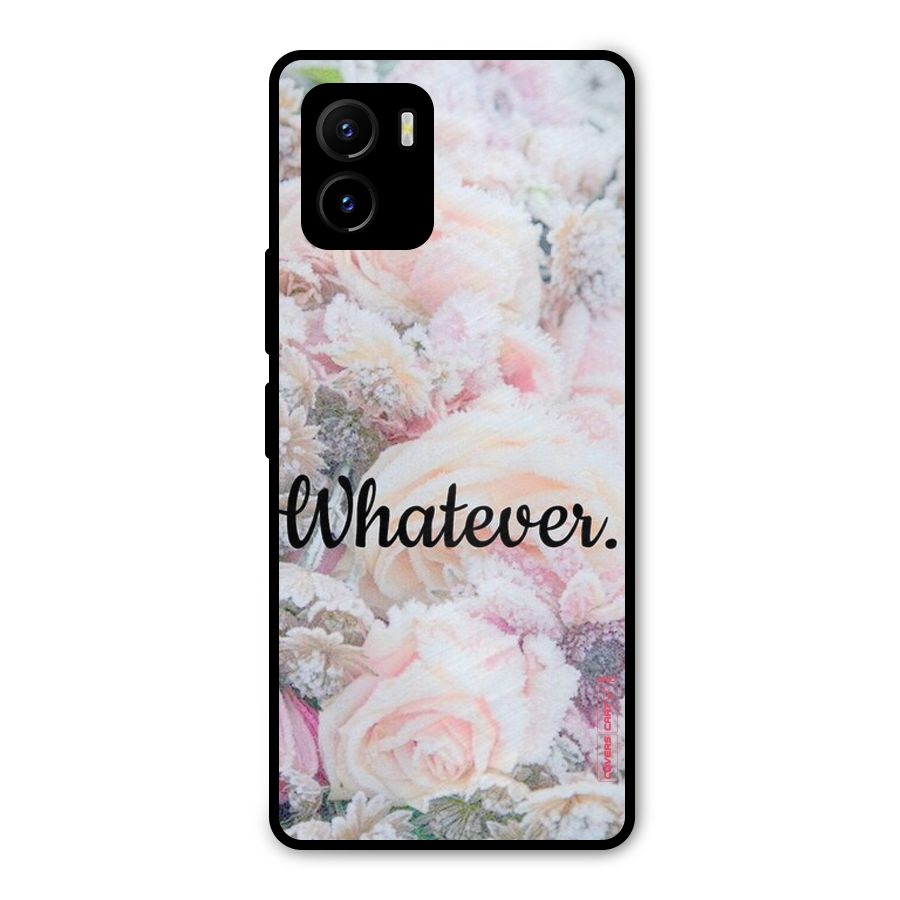 Whatever Metal Back Case for Vivo Y15s