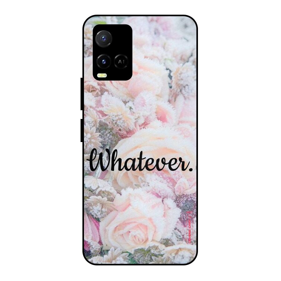Whatever Metal Back Case for Vivo Y21