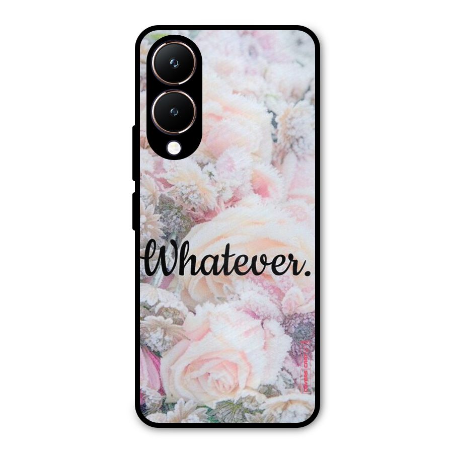 Whatever Metal Back Case for Vivo Y28