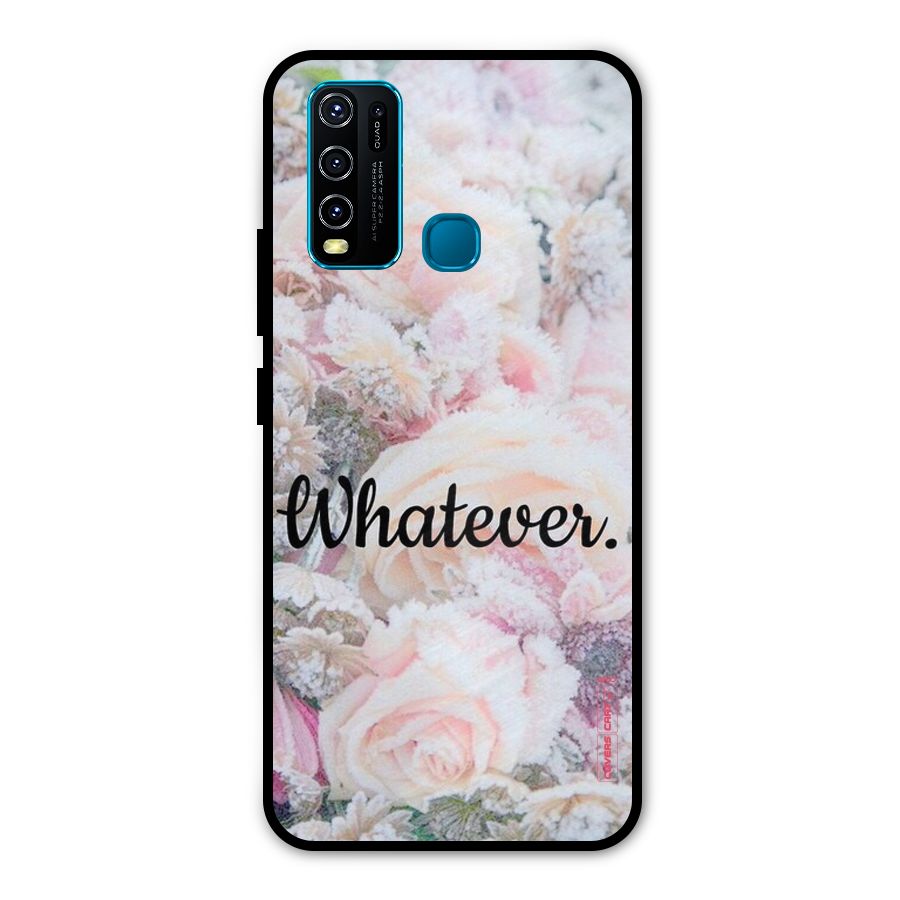 Whatever Metal Back Case for Vivo Y30