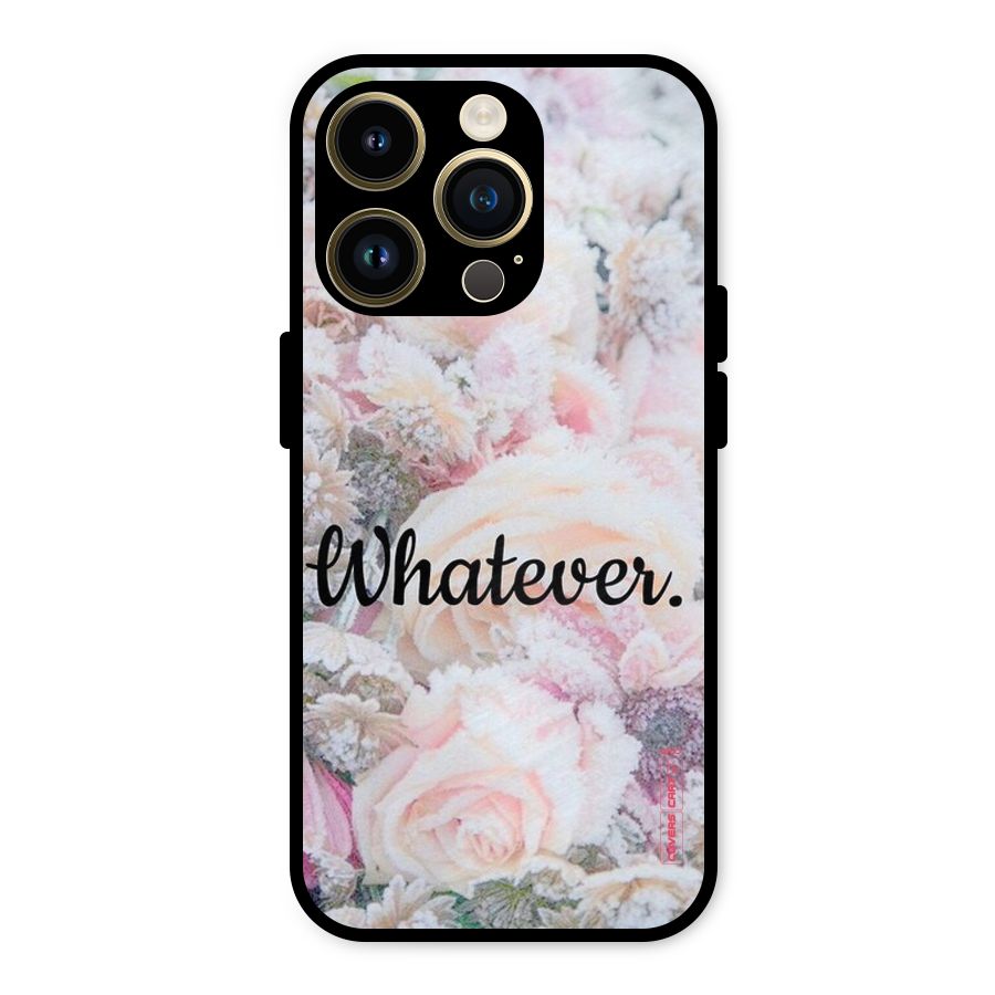 Whatever Metal Back Case for iPhone 14 Pro