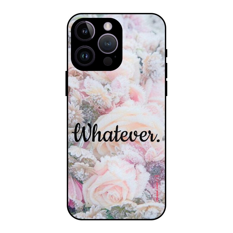 Whatever Metal Back Case for iPhone 14 Pro Max