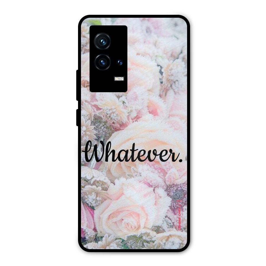 Whatever Metal Back Case for iQOO 9 5G