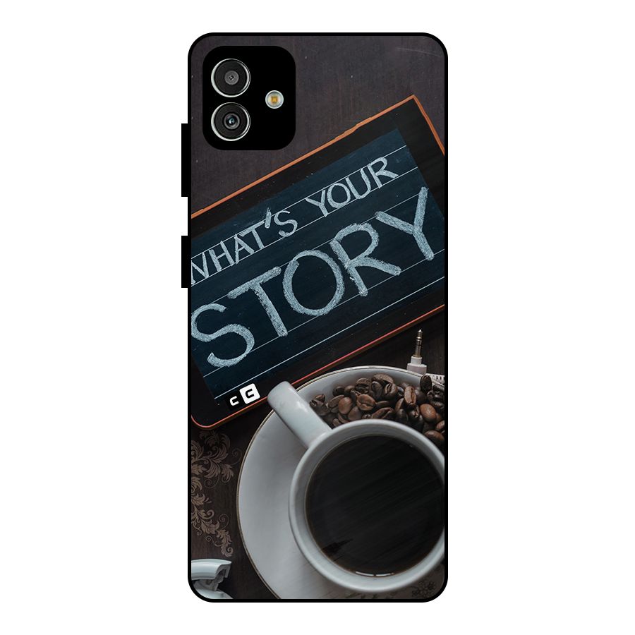 Whats Your Story Metal Back Case for Galaxy M13 5G