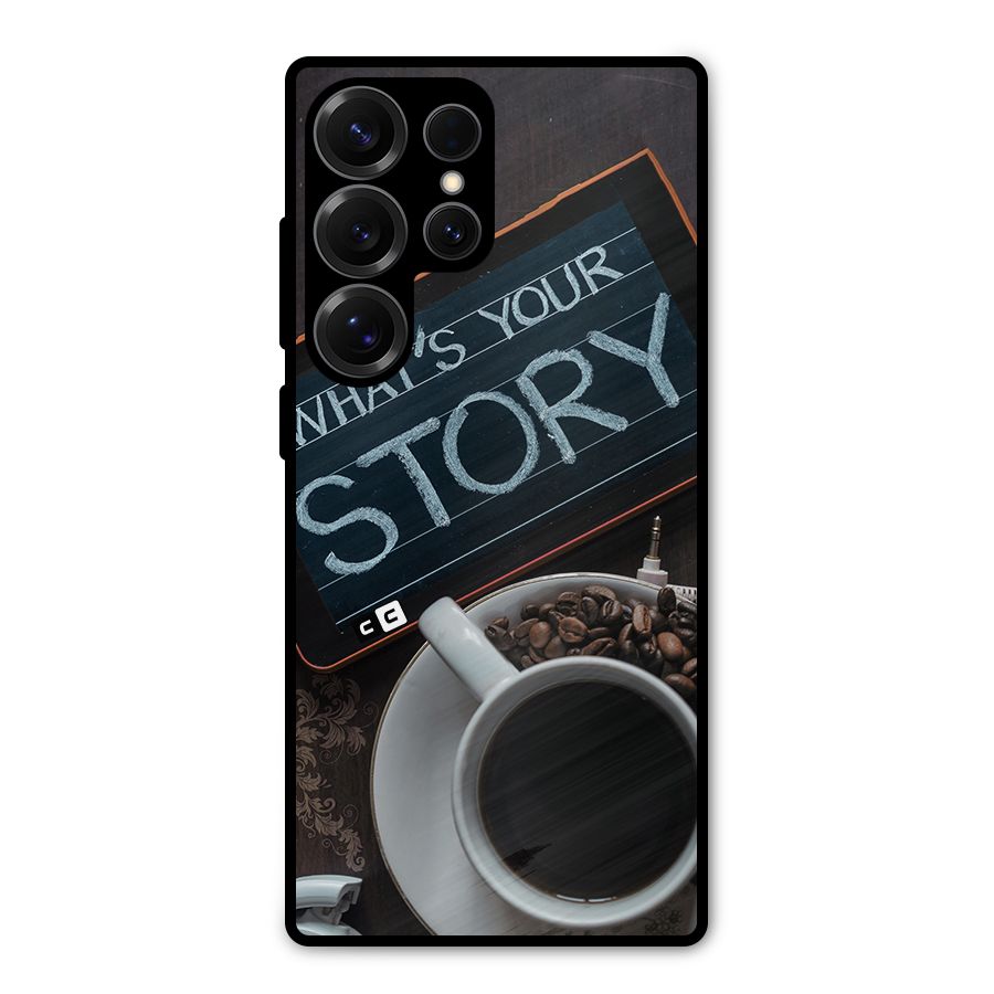 Whats Your Story Metal Back Case for Galaxy S25 Ultra