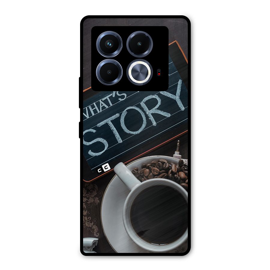Whats Your Story Metal Back Case for Infinix Note 40 5G