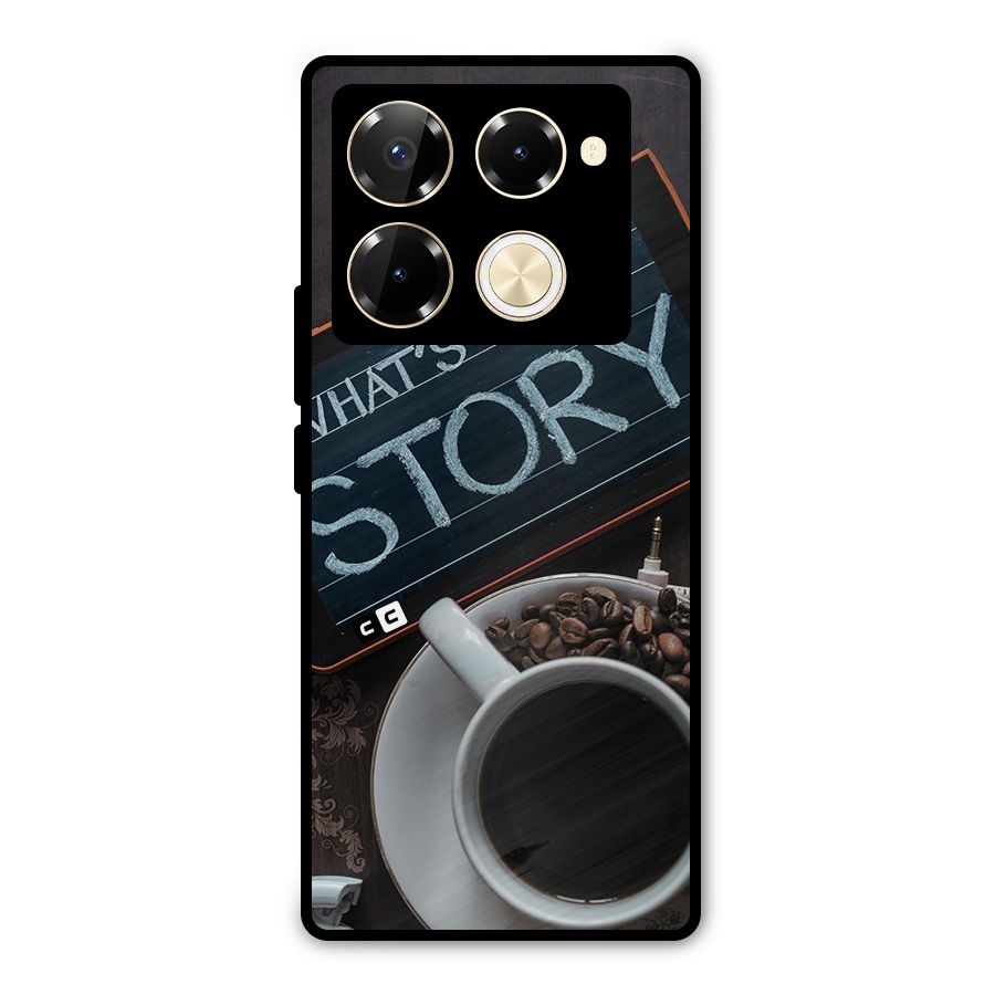 Whats Your Story Metal Back Case for Infinix Note 40 Pro
