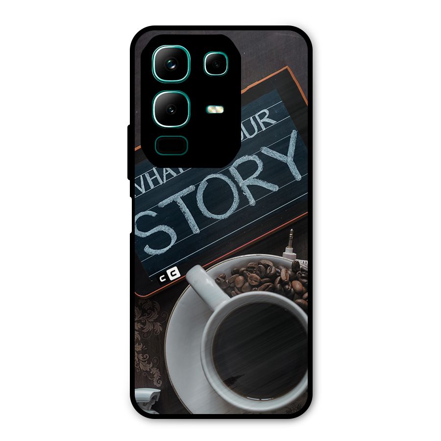 Whats Your Story Metal Back Case for Infinix Note 50x