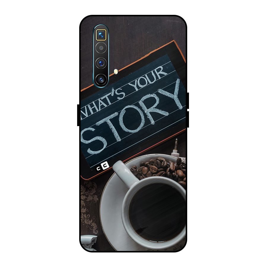 Whats Your Story Metal Back Case for Realme X3