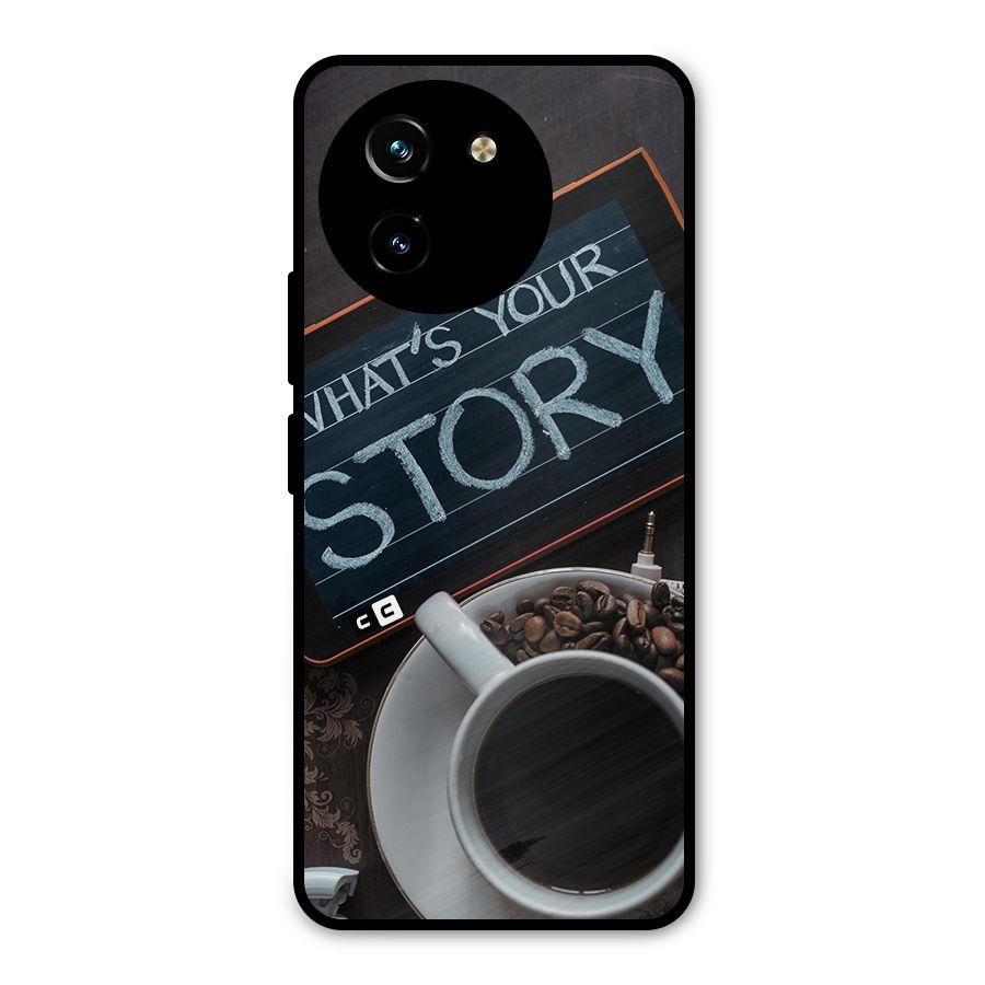 Whats Your Story Metal Back Case for Vivo T3x