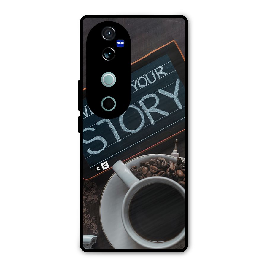 Whats Your Story Metal Back Case for Vivo V40