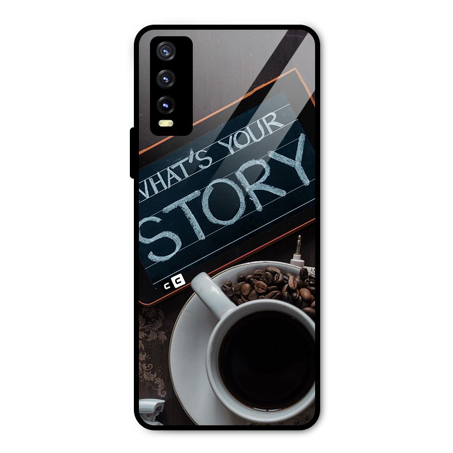 Whats Your Story Metal Back Case for Vivo Y20