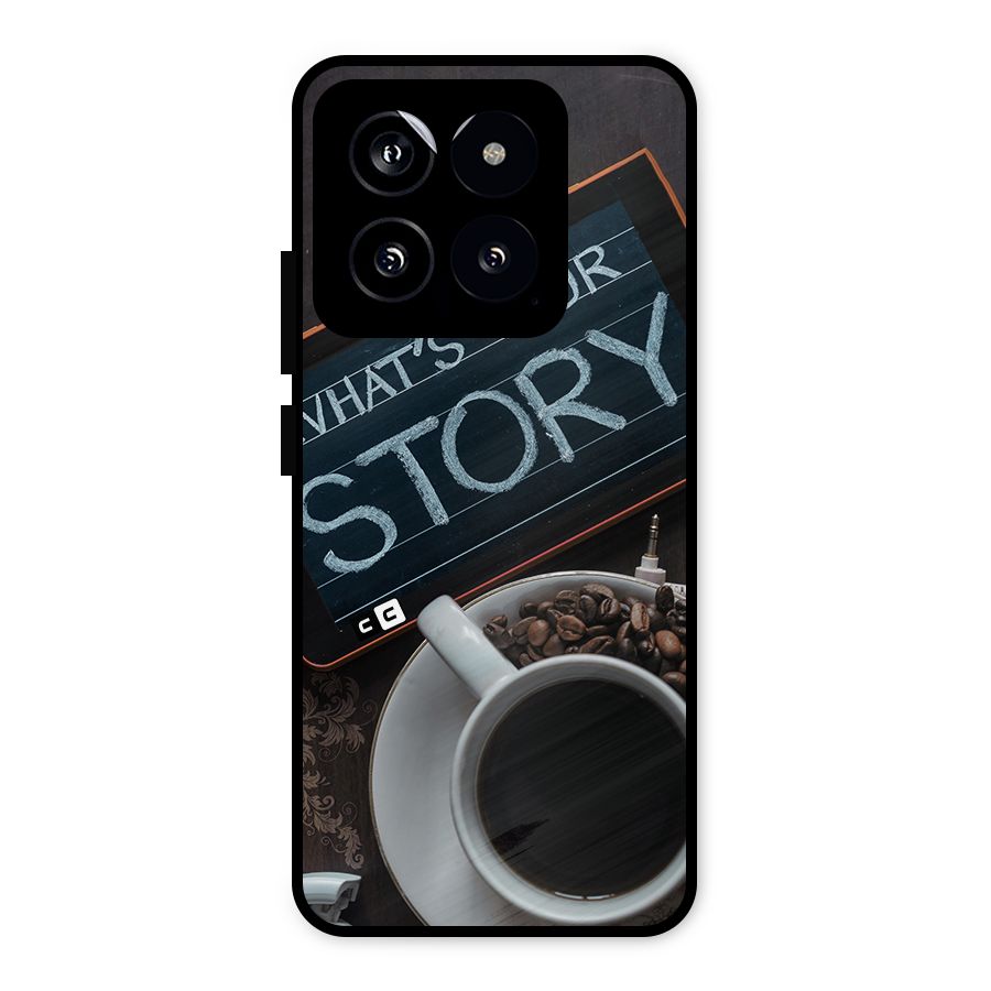 Whats Your Story Metal Back Case for Xiaomi 14