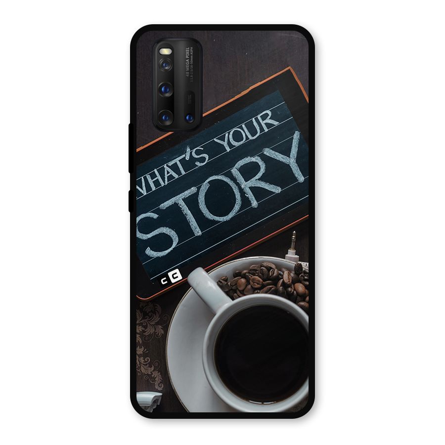 Whats Your Story Metal Back Case for iQOO 3