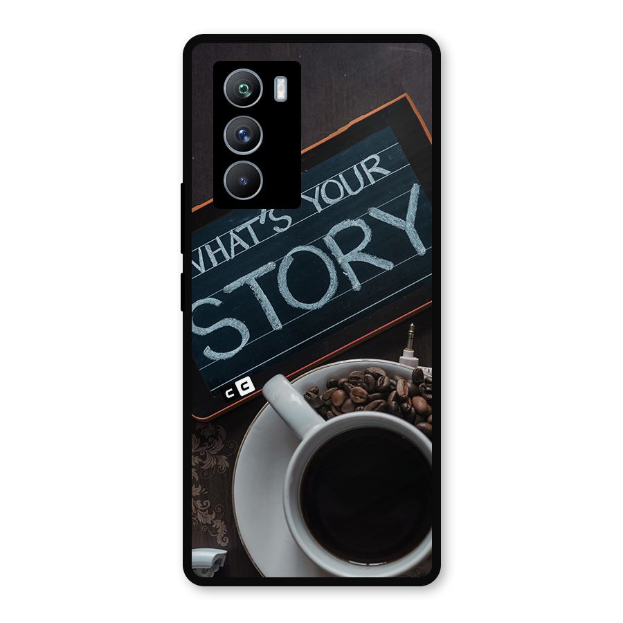 Whats Your Story Metal Back Case for iQOO 9 SE