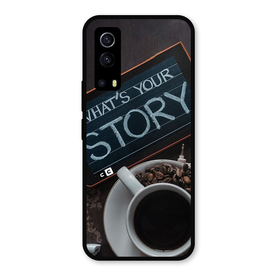 Whats Your Story Metal Back Case for iQOO Z3