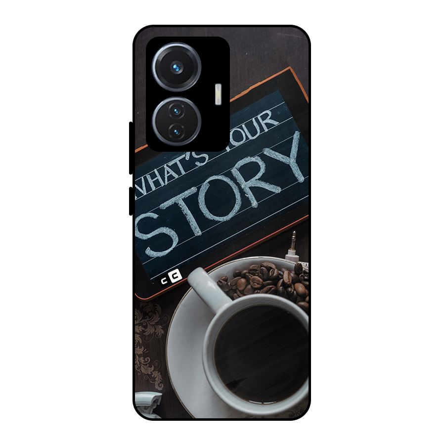 Whats Your Story Metal Back Case for iQOO Z6 44W