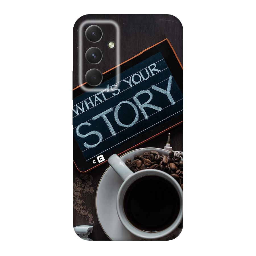 Whats Your Story Original Polycarbonate Back Case for Galaxy A54