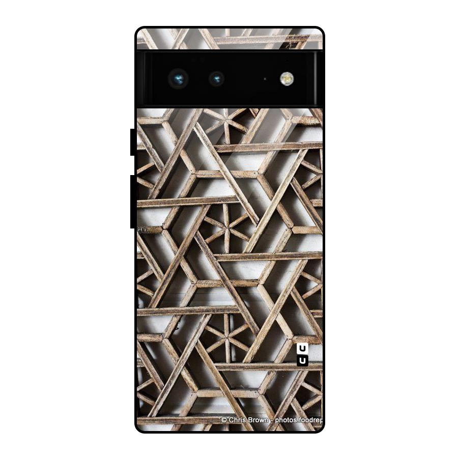 Wheel Design Glass Back Case for Google Pixel 6
