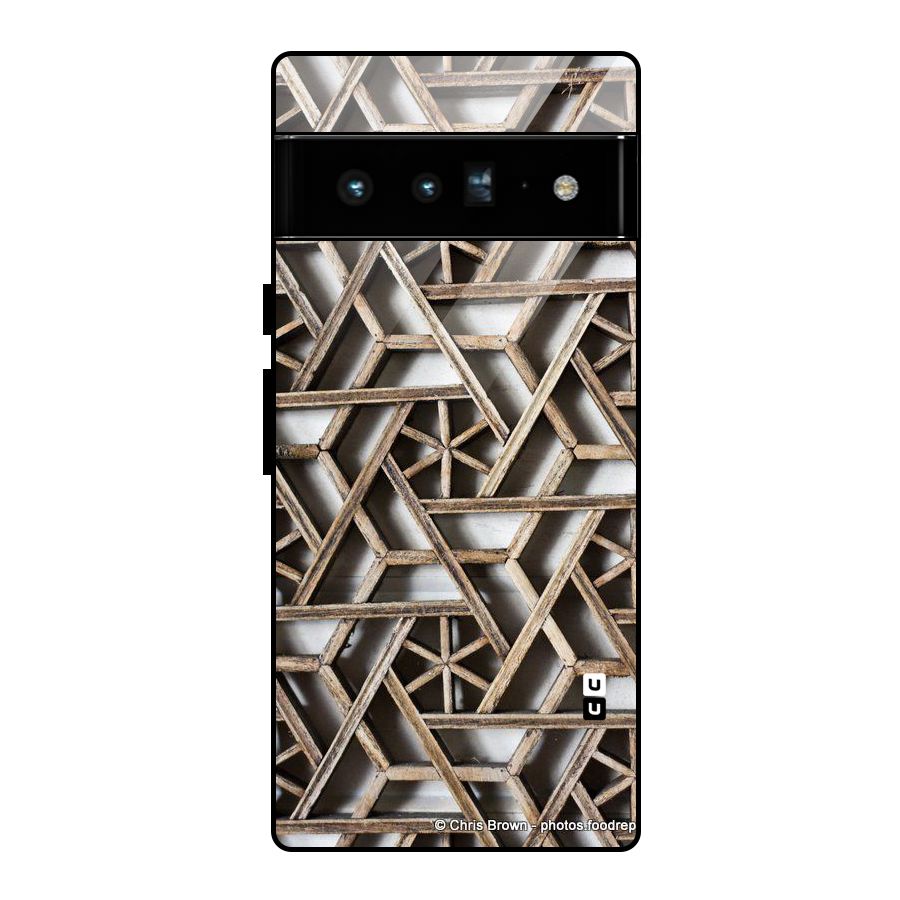 Wheel Design Glass Back Case for Google Pixel 6 Pro