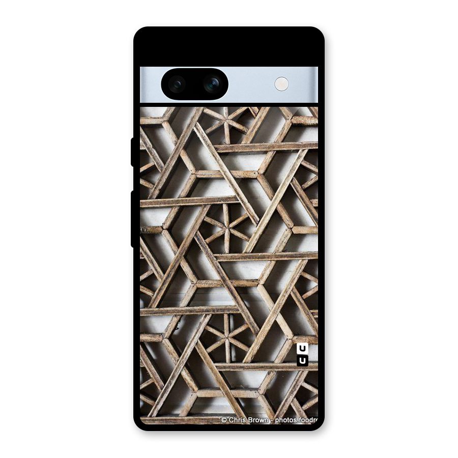 Wheel Design Glass Back Case for Google Pixel 7a