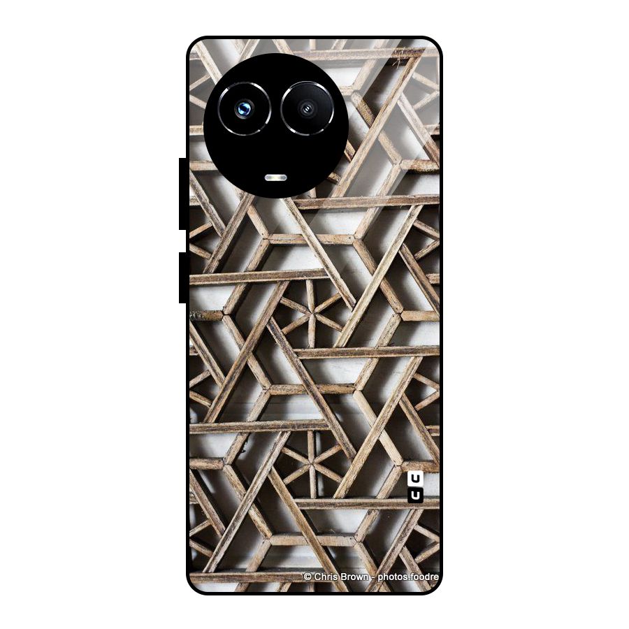 Wheel Design Glass Back Case for Realme 11X