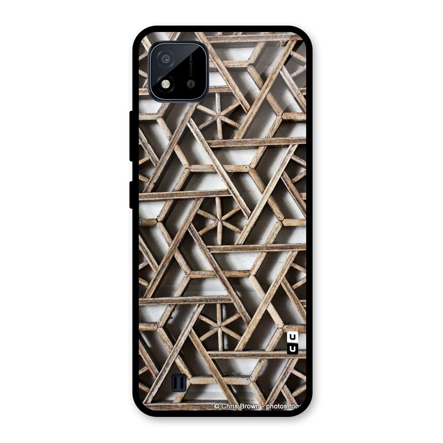 Wheel Design Glass Back Case for Realme C11 2021