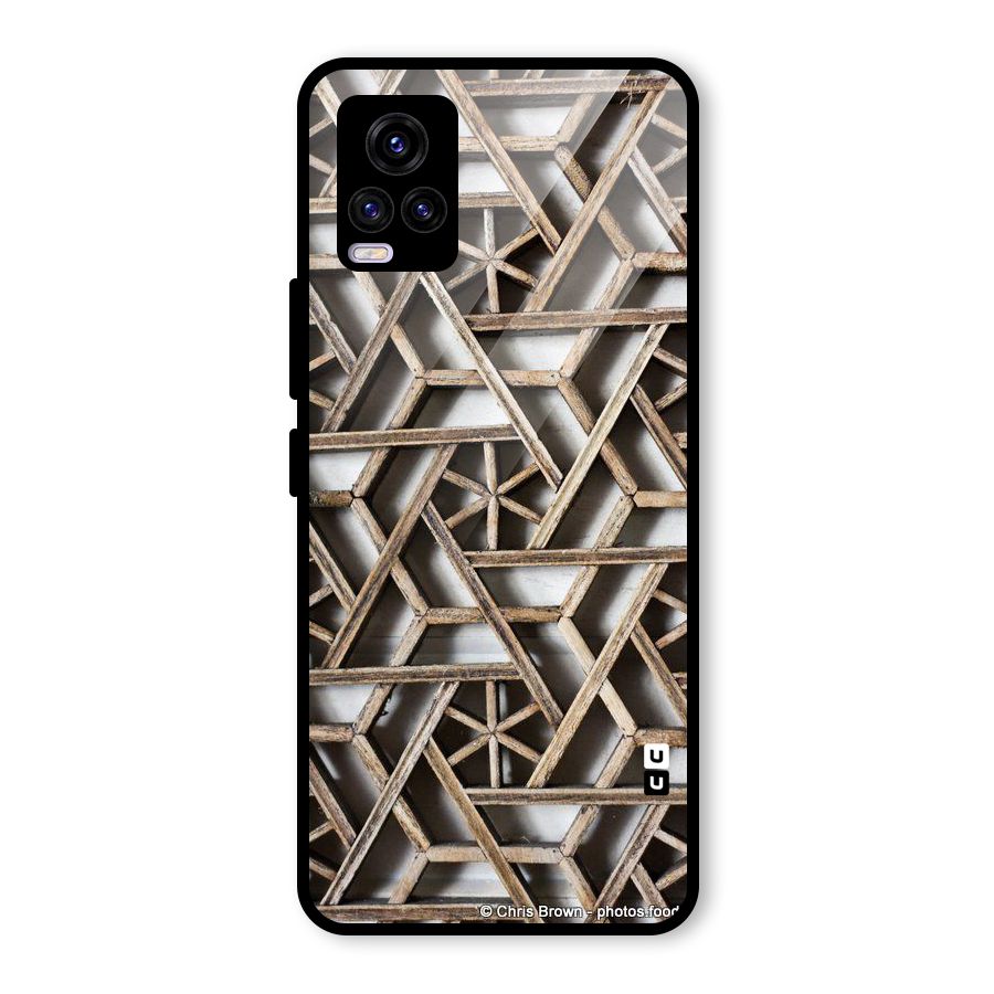 Wheel Design Glass Back Case for Vivo V20 2021