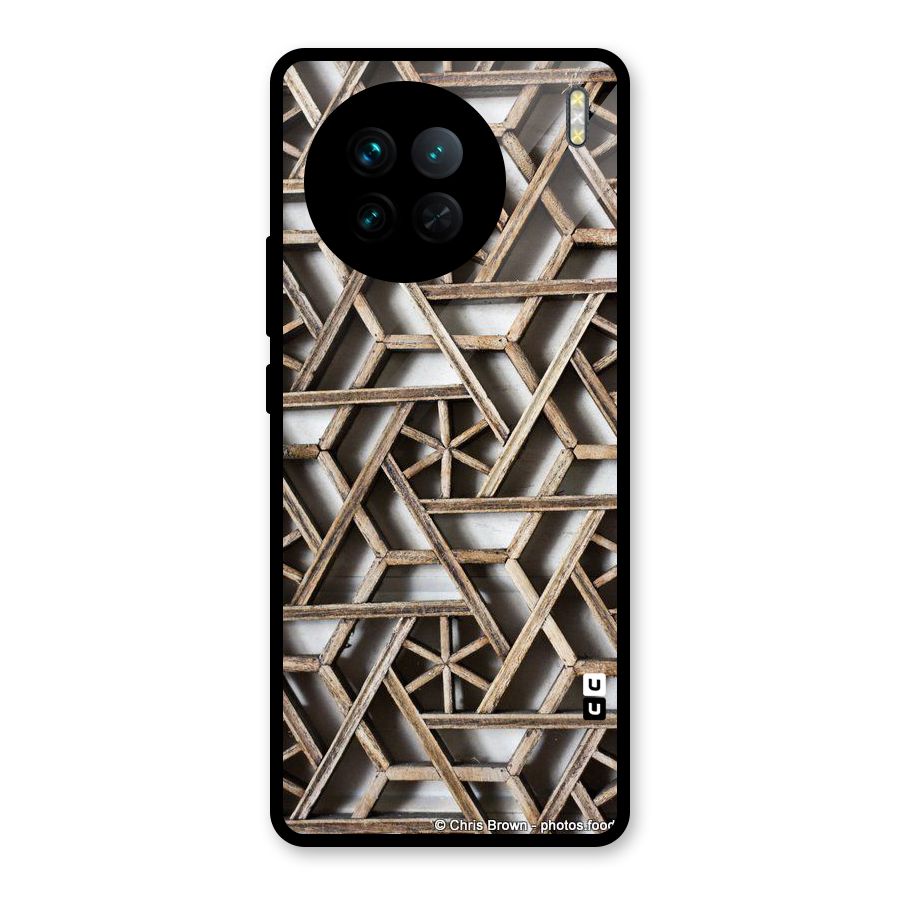 Wheel Design Glass Back Case for Vivo X90