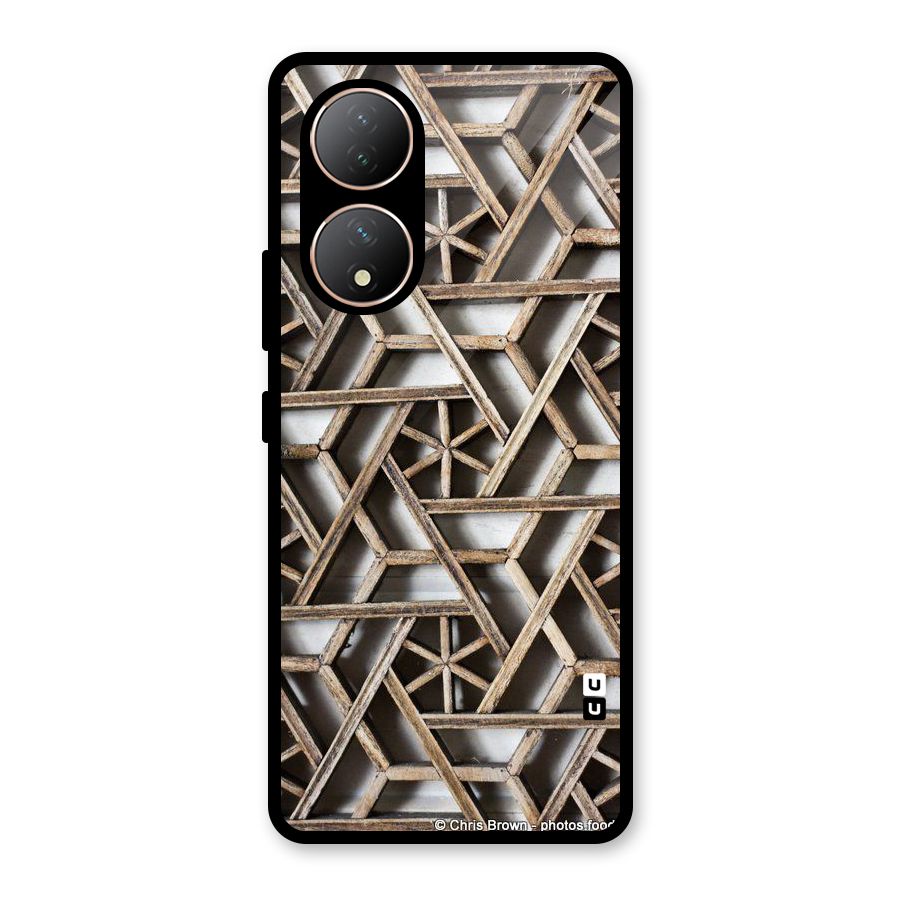 Wheel Design Glass Back Case for Vivo Y100A