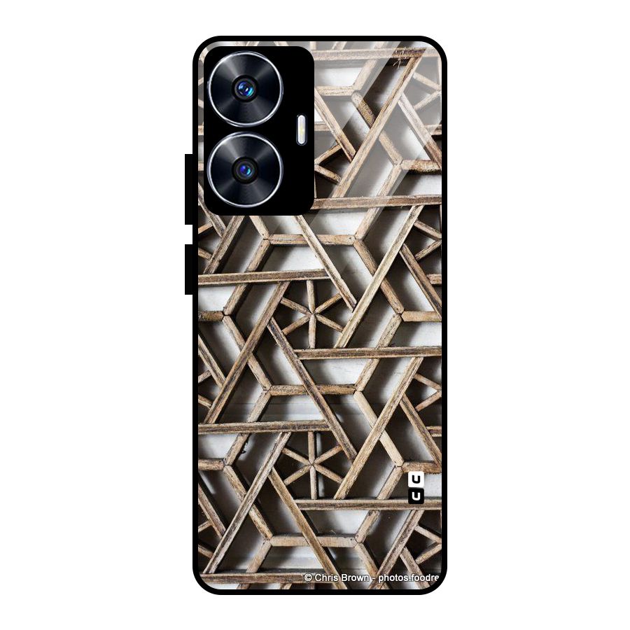 Wheel Design Glass Back Case for realme C55