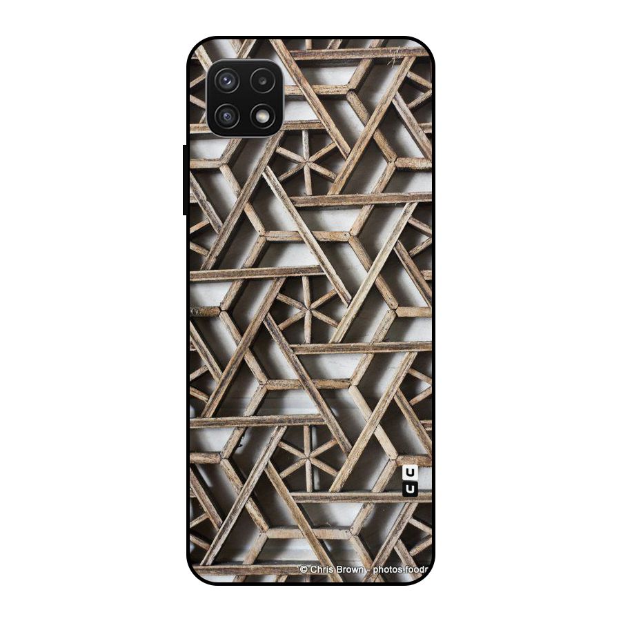 Wheel Design Metal Back Case for Galaxy A22 5G