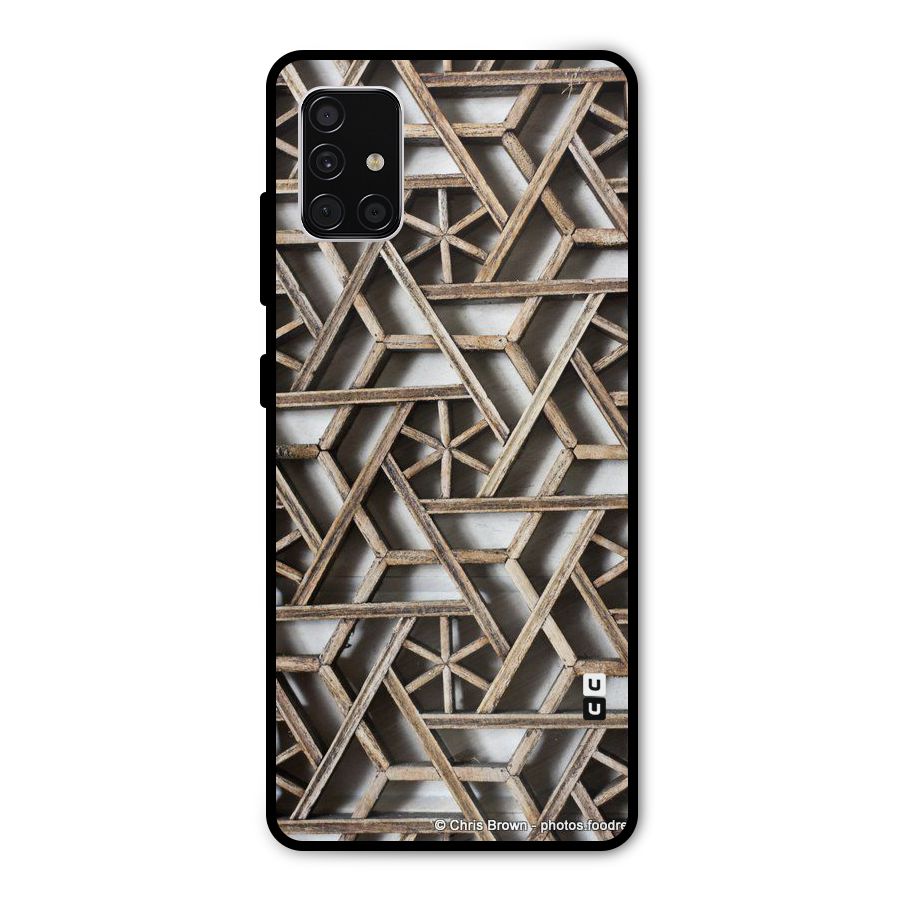 Wheel Design Metal Back Case for Galaxy A51