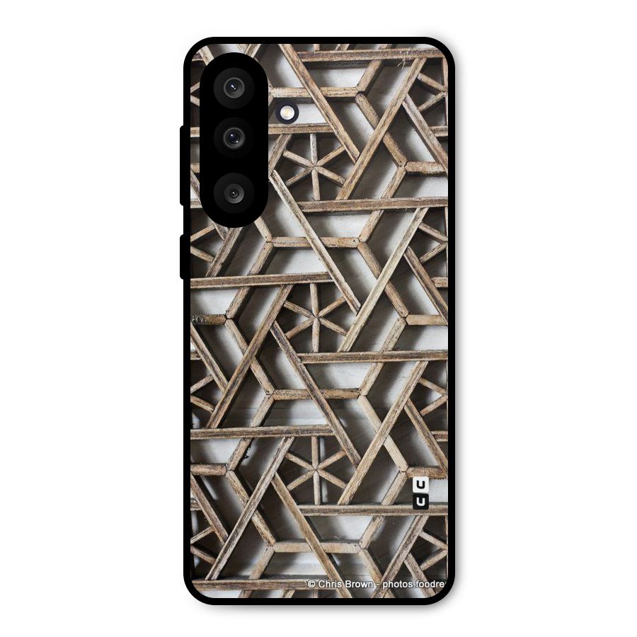 Wheel Design Metal Back Case for Galaxy F56