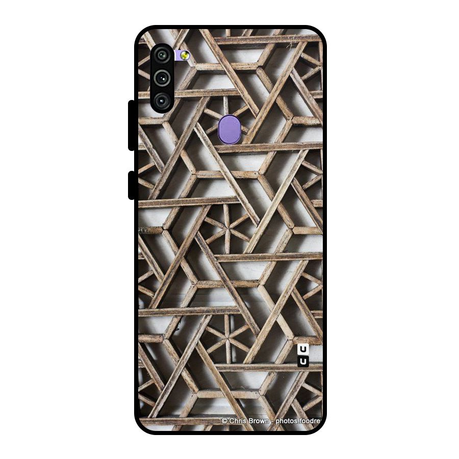 Wheel Design Metal Back Case for Galaxy M11
